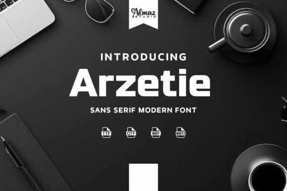 Arzetie: A Modern Sans Serif Font for Web Design