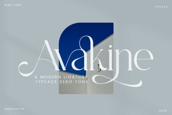 Avakine: A Modern Serif Font That Elevates Branding