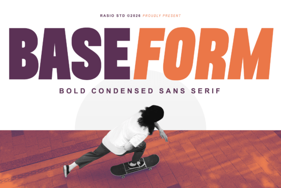 Baseform: The Bold Sans Serif Font for Handmade Branding