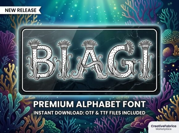Biagi: The Underwater Display Typeface for Fluid Brand Identities