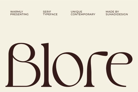 Blore: The Modern Serif Font Elevating Digital Brand Experiences