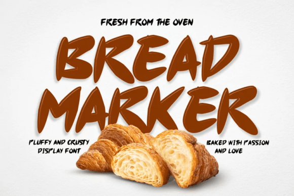 Bread Marker: The Playful Font for Authentic Brand Identity