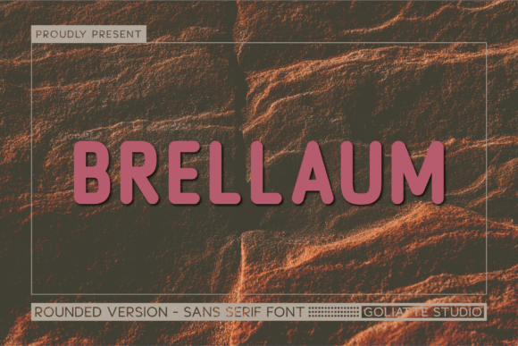Brellaum Font for Modern Editorial Design