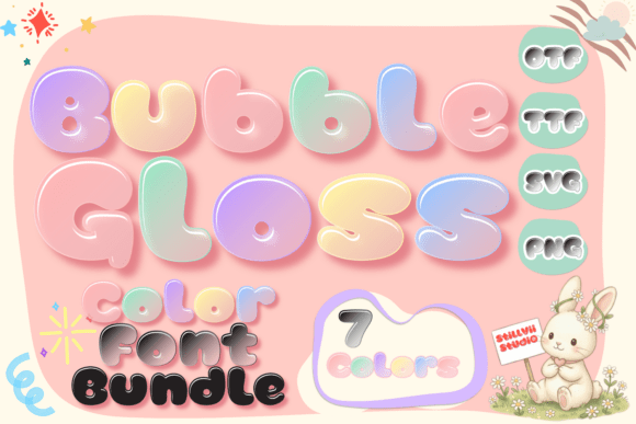 Bubble Gloss: The Color Font That Elevates Your Digital Campaigns