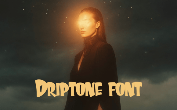 Driptone: The Bold Display Font for Handmade Creators