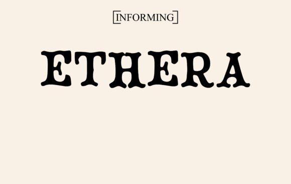 Ethera: The Premium Display Font for Handmade Labels and Shop Branding