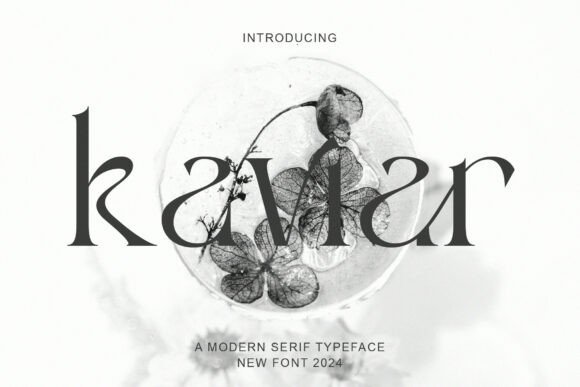 Kaviar: The Premium Serif Font for Bold Campaign Design