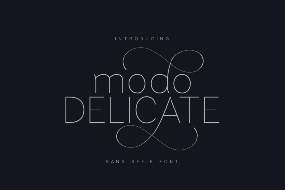 Modo Delicate: A Designer’s Take on a Modern Sans Serif