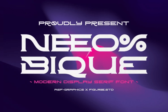 Neobique: The Futuristic Serif Font for Modern Web Design