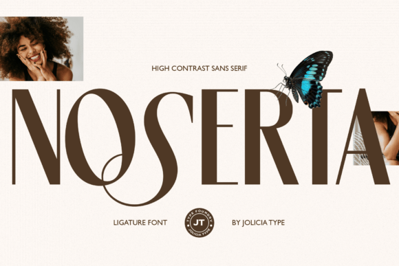 Noserta: The Modern Sans Serif Typeface for Editorial Design