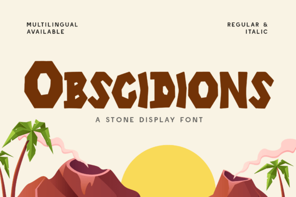 Obscidions: The Premium Display Font for Scroll-Stopping Visuals