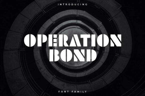 Operation Bond: The Cinematic Display Typeface for High-Impact Web Design