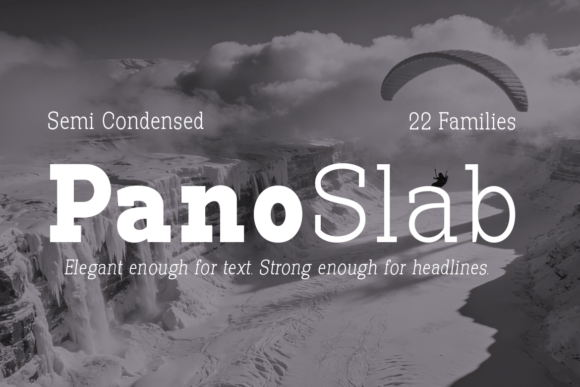 Pano Slab Semi Condensed for Branding Projects