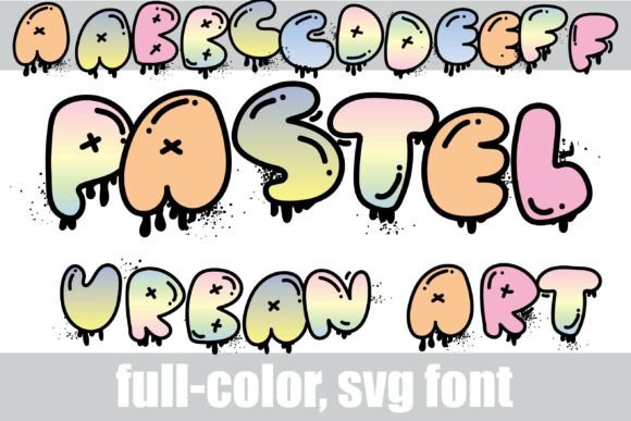 Pastel Urban Art: The Creative Typeface for Modern Campaigns