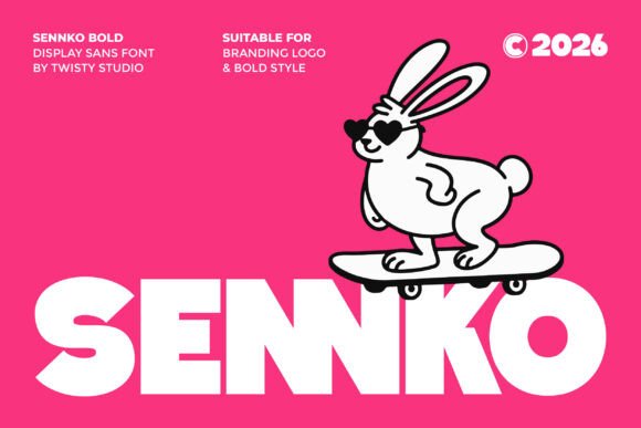 Sennko: The Bold Sans Serif Font for Strong Brand Identity