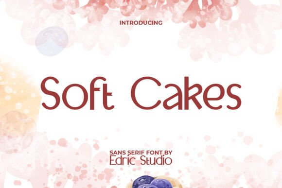 Soft Cakes: A Modern Sans Serif Typeface for Digital Branding