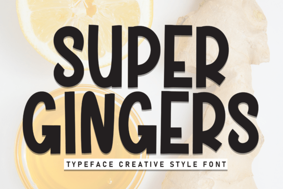 Super Gingers: A Bold Display Typeface for Modern Editorial Design