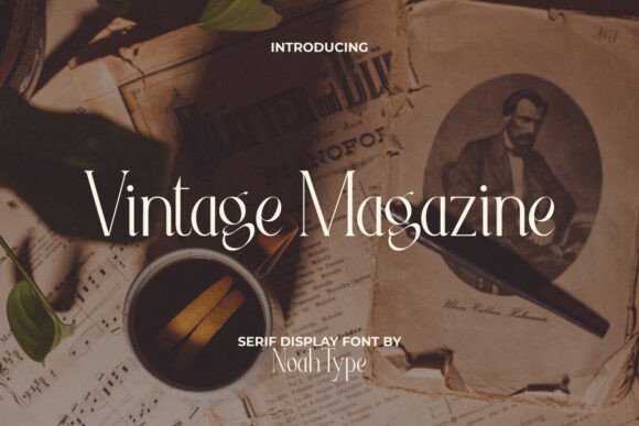 Vintage Magazine: A Timeless Serif Typeface for Digital Brands