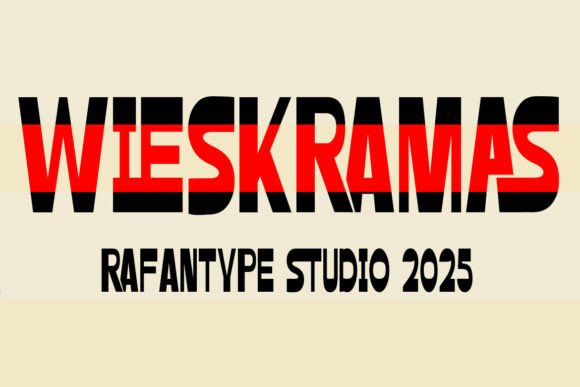 Wieskramas: The Bold Display Font for Handmade Brands