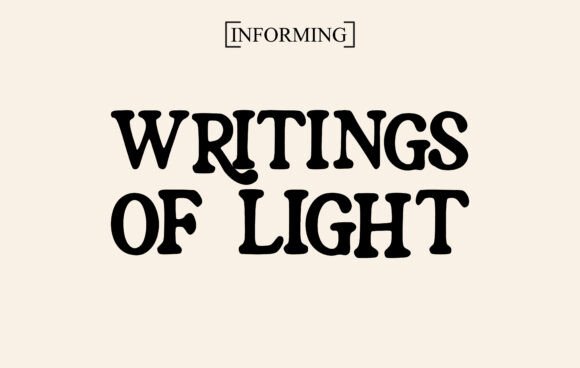 Writings of Light: A Display Typeface for Elegant Editorial Design